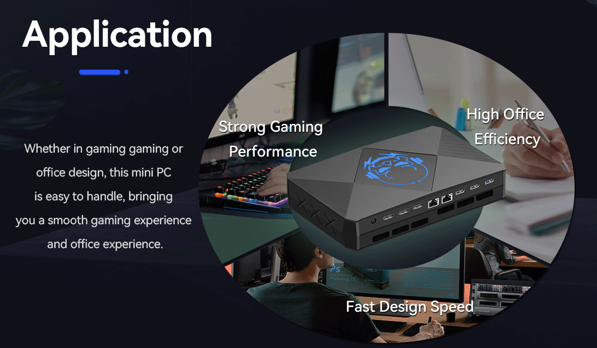 Intel Core i7 12700H Mini PC với RTX3060 Laptop 12G Discrete Graphics ...