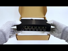 Intel Pentium 4405U 6LAN RJ45 Software Router DDR4 Với màn hình kép