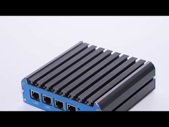 Intel Celeron Series Firewall Mini PC Với Bốn RJ45 2.5G Ethernet Linux