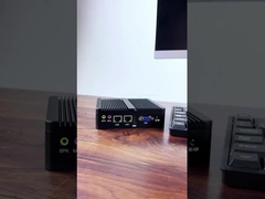 Máy tính công nghiệp mini không quạt với DDR4 16GB RAM hỗ trợ Windows 11 Linux