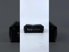 Máy tính mini Intel Core i3 7100U không quạt, PC công nghiệp 16 GB với 2 cổng LAN, 2 cổng COM
