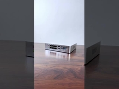 Intel Core i7-8705G Với 8 LAN 2 HDMI 1 DC DDR4 RAM 64GB Máy tính mini công nghiệp