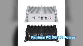 PC không quạt công nghiệp 3G 4G Dual LAN COM