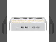 Mini PC J1900 Máy phát điện văn phòng Ethernet kép