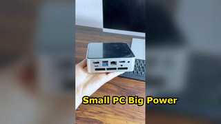 Máy tính mini bộ xử lý AMD Ryzen R3 4300U với 1 cổng Ethernet Gigabit RJ45 2 HD-MI 1 Type-C