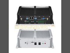 Máy tính công nghiệp không quạt Dual LAN Dual COM Win10 Linux
