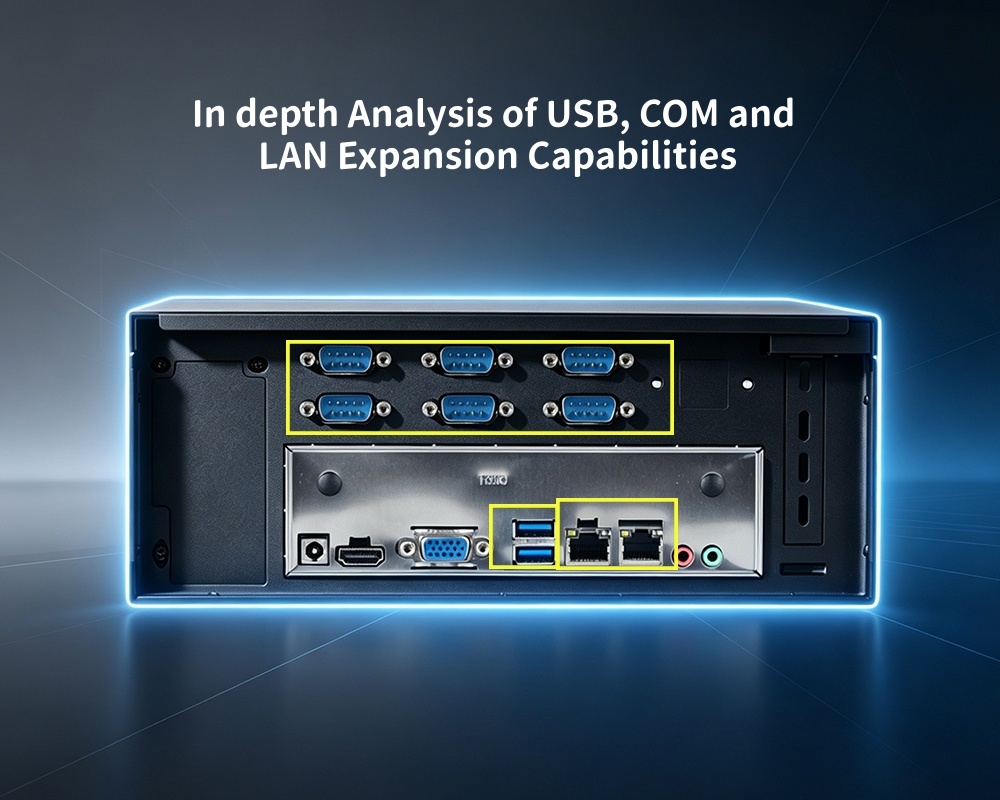Blog công ty mới nhất về Số lượng cổng giao diện trên Mini PC có quan trọng không? Hướng dẫn đầy đủ về mở rộng USB, COM và LAN