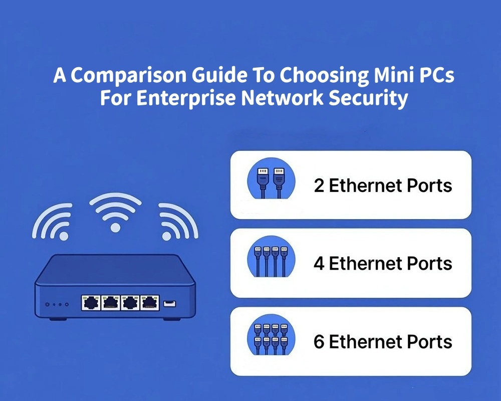 Blog công ty mới nhất về Dual LAN 4 LAN hay 6 LAN? Hướng dẫn so sánh lựa chọn Mini PC cho bảo mật mạng doanh nghiệp