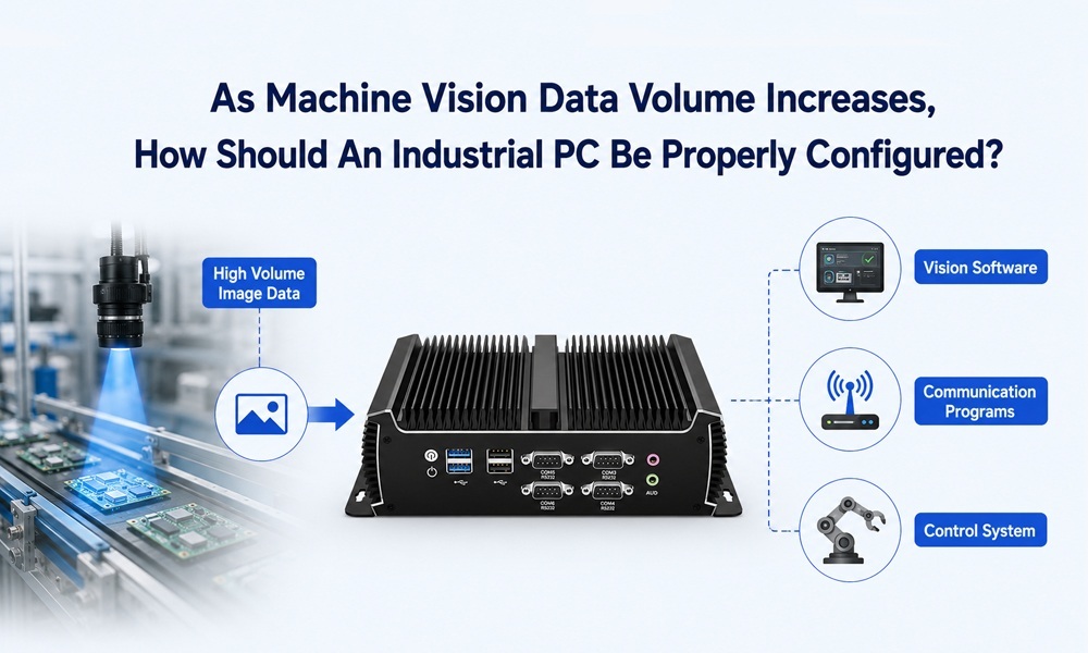 Blog công ty mới nhất về Khi khối lượng dữ liệu thị giác máy tăng lên, PC công nghiệp nên được cấu hình đúng cách như thế nào?
