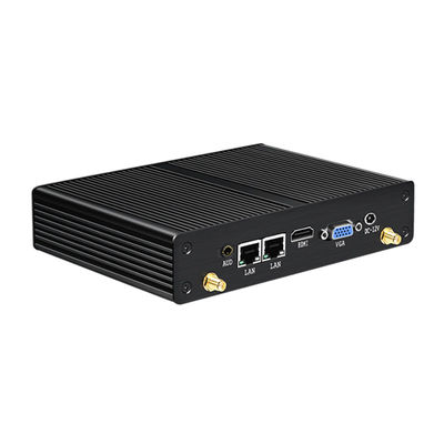 Mua Intel Pentium máy tính công nghiệp không quạt với khung gầm màu đen mSATA SSD lưu trữ và HDMI online manufacture