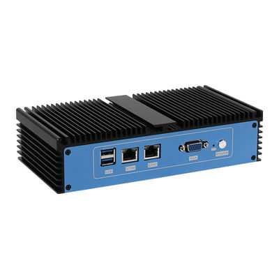 Mua Mini PC Router Intel 3865U Celeron với Tám cổng Ethernet DDR4 RAM 16GB Làm mát không quạt sản xuất trực tuyến