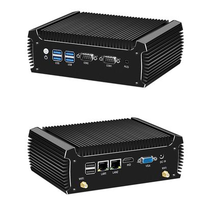 Mua Intel Core i3 7100U Mini PC với 2 LAN 2 COM Fanless Industrial PC sản xuất trực tuyến