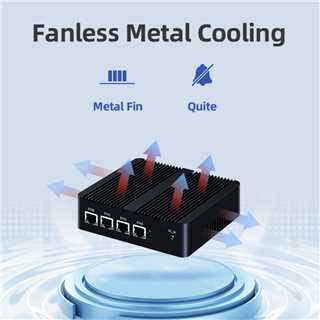 Mua Máy tính mini công nghiệp Intel N150 với bốn cổng LAN, hai cổng COM, 1 cổng HDMI, 1 cổng DP sản xuất trực tuyến