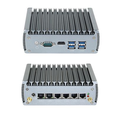 Mua Máy tính mini công nghiệp Intel I5 1145G7 với sáu cổng LAN, một cổng COM và 1 HDMI sản xuất trực tuyến
