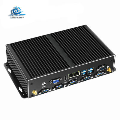 Mua PC Công nghiệp không quạt với 6*RS232/485 và 8*Cổng USB Sử dụng Bộ xử lý Intel Core i5 4200U sản xuất trực tuyến