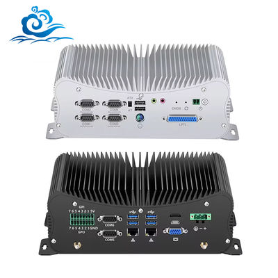 Mua Fanless Mini PC with Intel Core i5-7267U DDR4 RAM and M.2 NVMe SSD Industrial Computer sản xuất trực tuyến