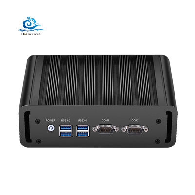 Mua Máy tính mini công nghiệp không quạt màu đen với nguồn 12V, RAM DDR3 và bảo hành 1 năm sản xuất trực tuyến