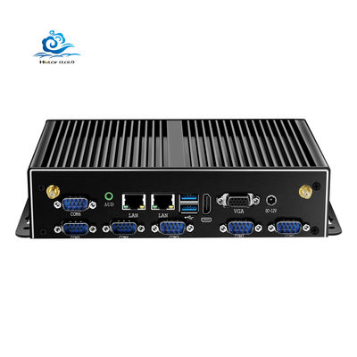 Mua PC công nghiệp không quạt với Intel Core i5-7200U 2 Gigabit NIC RS485 RJ45 Mini PC sản xuất trực tuyến