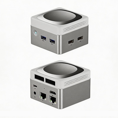 mua Intel N100 Mini Cube Computer LPDDR5 Dual Gigabit Ethernet RJ45 Mini PC Cho Nhà sản xuất trực tuyến