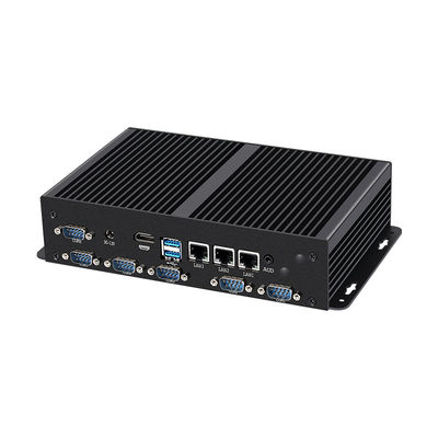 Máy tính công nghiệp Mini không quạt Intel Core Series Processor 1115G4 3LAN 6COM DDR4 RAM