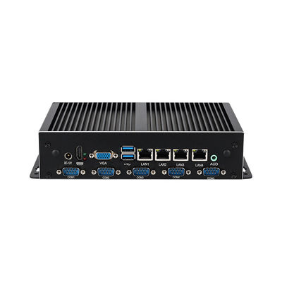 Máy tính công nghiệp mini không quạt Intel Series 4 Gigabit Ethernet LAN 6COM
