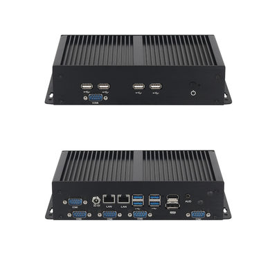 DDR4 Mini PC công nghiệp không quạt Dual LAN 6COM Intel Core Celeron Series