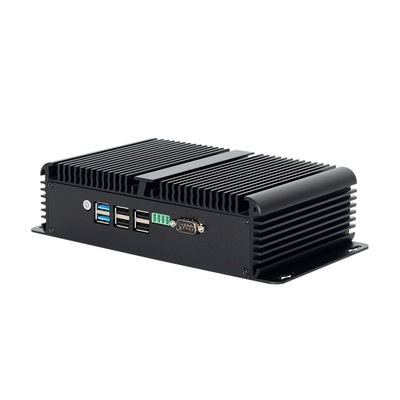 DDR4 16G RAM Intel N100 Fanless Industrial Mini PC 4 LAN Dual COM Linux Với WIFI