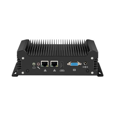 Bộ xử lý Intel Core Series Máy tính không quạt công nghiệp Máy tính mini PC với LAN kép COM kép