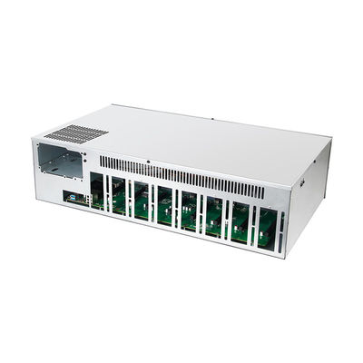 8 GPU Mining Rig Slot Mainframe với nguồn điện cao và bốn quạt làm mát