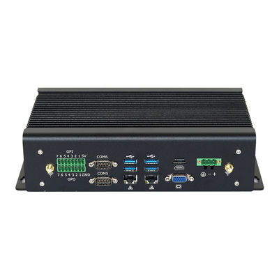 Intel Core I7 Industrial Fanless PC 1165G7 Mini PC với Dual Ethernet Hexa COM