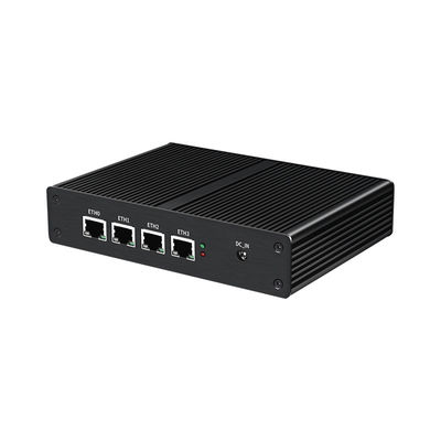 Bốn tường lửa LAN 2.5GbE RJ45 DDR5 Mini PC hỗ trợ màn hình kép HD