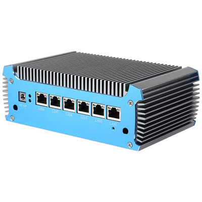 Intel Celeron 3865U Soft Router Mini PC Với 6 RJ45 i211AT Gigabit LAN Và DDR4 RAM