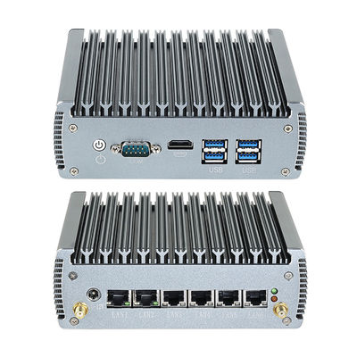 Intel Core i3 1125G4 Firewall Soft Router với sáu cổng Ethernet 2.5G và một cổng COM