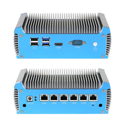 6 RJ45 Ethernet Soft Router PC với DDR4 lên đến 8G Và bộ xử lý Intel Celeron 3865U