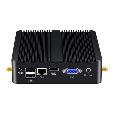 Intel Celeron N2830 Mini PC không quạt với Silgle LAN và 8USB cho văn phòng gia đình
