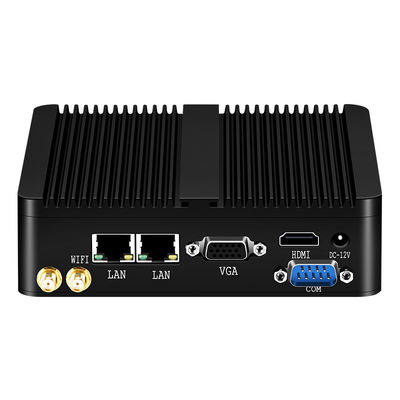 Dual LAN Dual COM PC công nghiệp không quạt với bộ xử lý Intel Celeron N Series