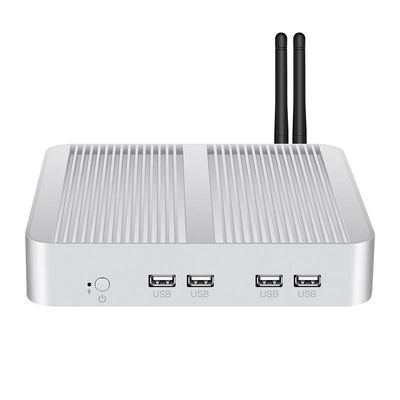 Dual COM Dual LAN DDR3L RAM PC không quạt công nghiệp với bộ xử lý Intel Core i5 4200U