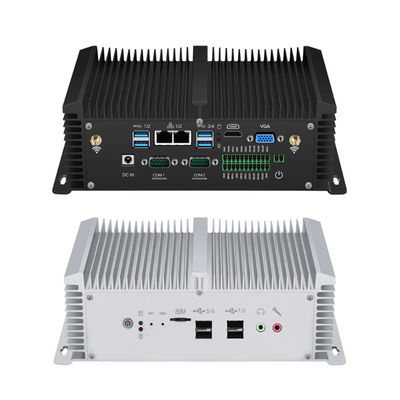 Dual LAN Dual COM PC công nghiệp không quạt với kênh DDR4 Windows 10 Linux