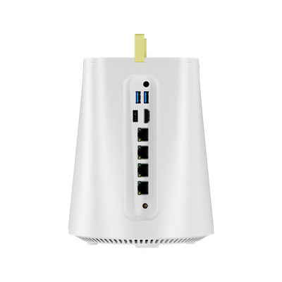 AMD Athlon 300U 3050E 4 LAN NAS Firewall Mini PC Với DDR4 64G Và Fan Cho Router
