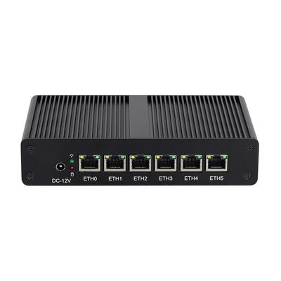 Intel Pentium 4405U 6LAN RJ45 Software Router DDR4 Với màn hình kép