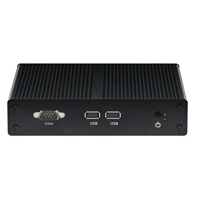 Máy tính công nghiệp mini không quạt với bộ xử lý Intel Celeron J4125 DDR3 và COM kép