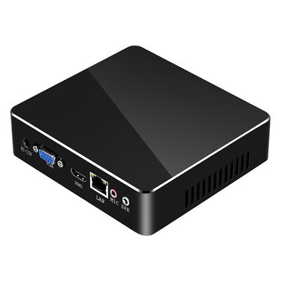 Máy tính nhỏ với bộ xử lý Intel Core i3 7100U mSATA SSD DDR3L 16G RAM Và quạt làm mát