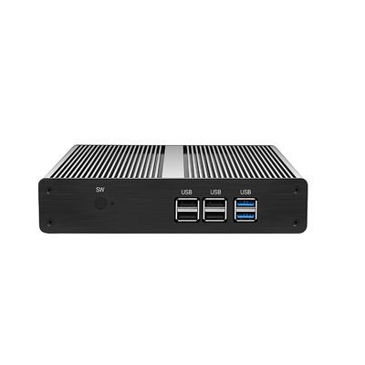 Bộ xử lý Intel Celeron Máy tính nhỏ với khung gầm màu đen DDR3 8GB RAM cho gia đình