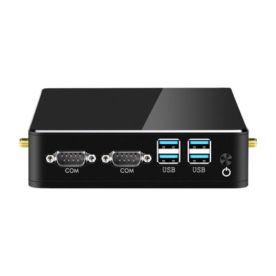 Intel Core i5 8250U máy tính không quạt công nghiệp với mSATA SSD Dual Ethernet Dual COM