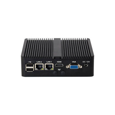 Máy tính công nghiệp mini không quạt với DDR4 16GB RAM hỗ trợ Windows 11 Linux
