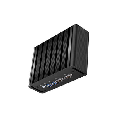 2LAN 2COM Máy tính công nghiệp không quạt Intel Core i5 Bộ xử lý Máy tính khung thép