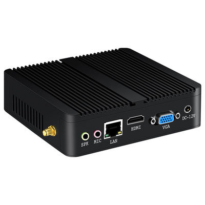 Máy tính mini không quạt Ethernet đơn 6USB giao diện máy tính Protable cho văn phòng gia đình