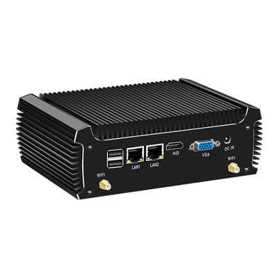 Intel Core i3 8130U Mini PC 16 GB Với 6 USB 1 HD PC công nghiệp không quạt