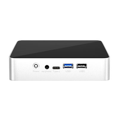 Hỗ trợ Intel N100 16GB Với Quạt và 4 USB 2 LAN 2 HDMI Mini PC