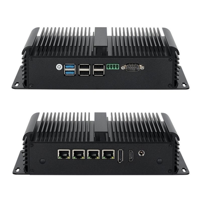 Bộ xử lý Intel N100 với Bốn LAN, Hai COM và Sáu USB Mini PC công nghiệp